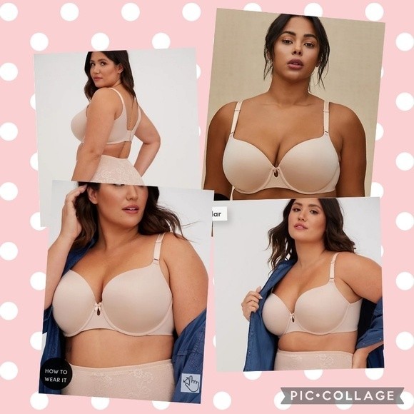 torrid Other - TORRID Curve Beige Tan T-Shirt Underwire 360 Back Smoothing Bra- Size 46DDD